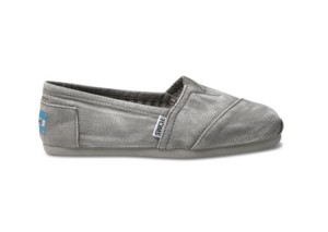tom's gray vegan shoes
